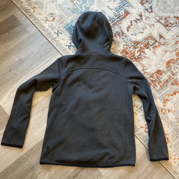 Lululemon grey fleece hoodie sz8 - Picture 2 of 4